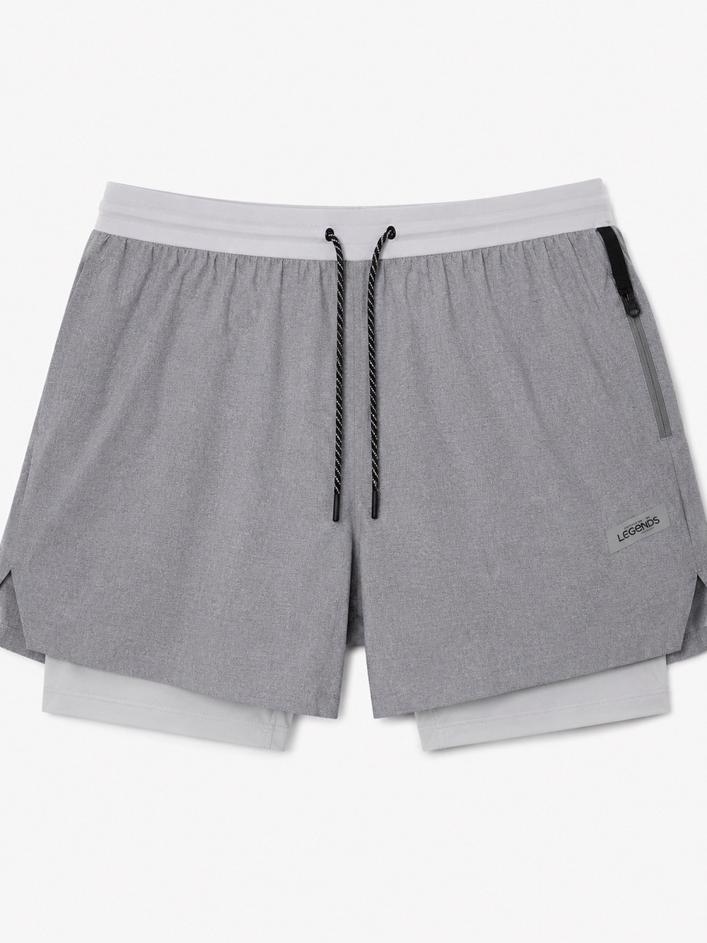 Legends Forum Lite Gray Men’s XL Athletic Training Running Performance Shorts